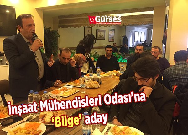 Insaat Mühendisleri Odasi’na ‘Bilge’ aday