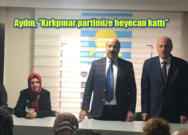 Aydin, “Kirkpinar partimize heyecan katti”