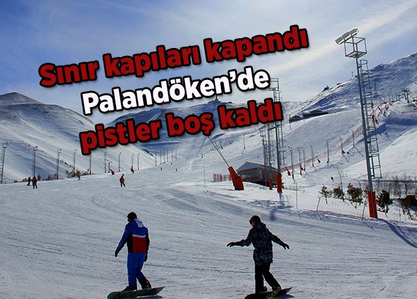 Sinir kapilari kapandi, Palandöken’de pistler bos kaldi