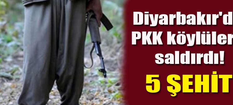 Diyarbakir’da PKK köylülere saldirdi!