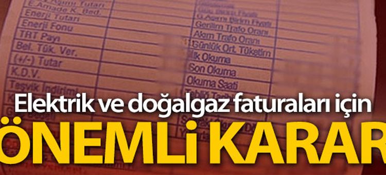 EPDK’dan flas karar: Sayaçlar 3 ay boyunca okunmayacak