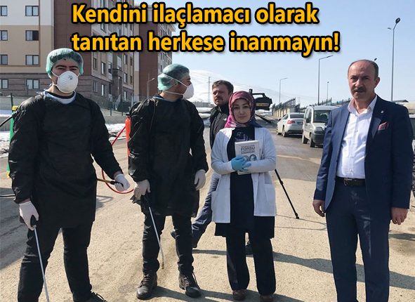 Kendini ilaçlamaci olarak tanitan herkese inanmayin