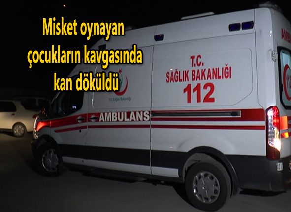 Misket oynayan çocuklarin kavgasinda kan döküldü