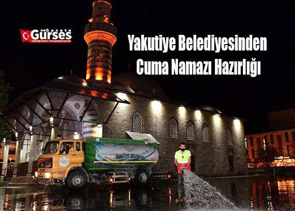 Yakutiye’de cuma namazi hazirligi