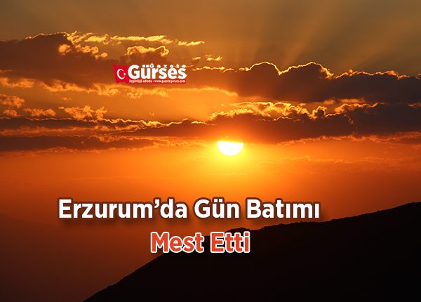 3200 rakimda gün batimi görenleri mest etti