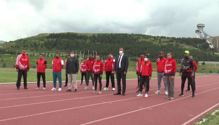 Atletizm Milli Takimi, Erzurum’da kampa girdi