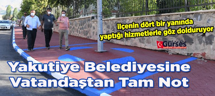 Yakutiye Belediyesi ilçenin dört bir yaninda yaptigi hizmetlerle göz dolduruyor