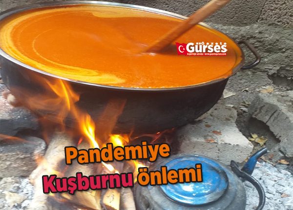 Pandemiye Kusburnu önlemi