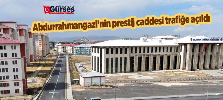 Abdurrahmangazi’nin prestij caddesi trafige açildi