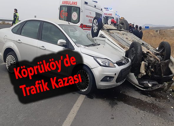 Köprüköy’de trafik kazasi: 9 Yarali