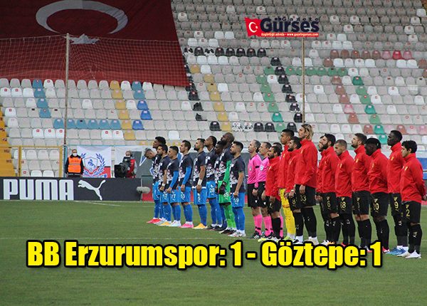 BB Erzurumspor: 1 – Göztepe: 1