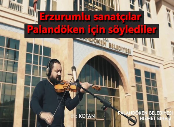 Erzurumlu sanatçilar Palandöken için söylediler