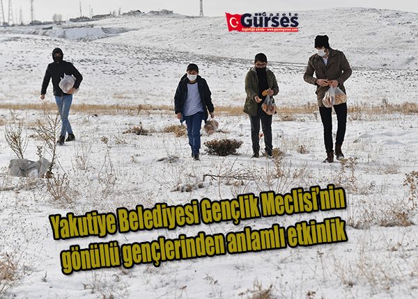 Yakutiye Belediyesi Gençlik Meclisi’nin gönüllü gençlerinden anlamli etkinlik