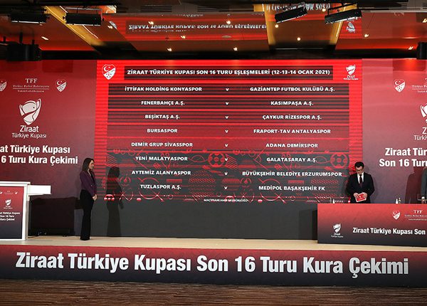 Ziraat Türkiye Kupasi’nda son 16 Turu eslesmeleri belli oldu