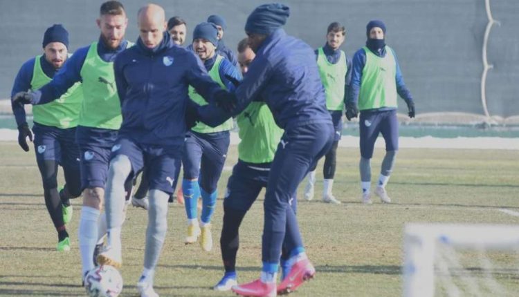 BB Erzurumspor, Gaziantep FK hazirliklarini sürdürdü