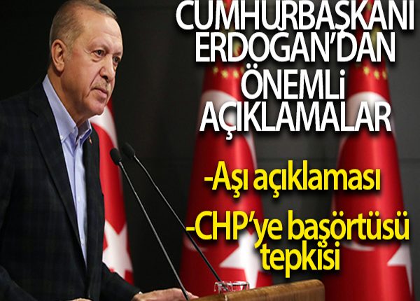 Cumhurbaskani Erdogan’dan gündeme dair önemli açiklamalar