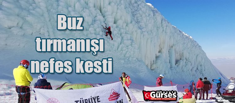 Buz tirmanisi nefes kesti