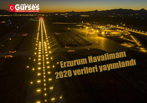 Erzurum Havalimani 2020 verileri yayimlandi