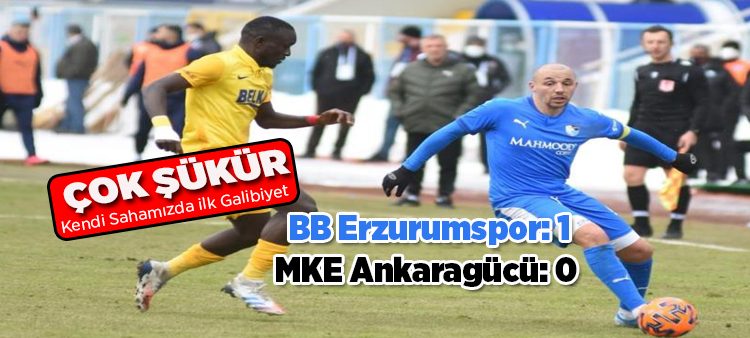 Süper Lig: BB Erzurumspor: 1 – MKE Ankaragücü: 0