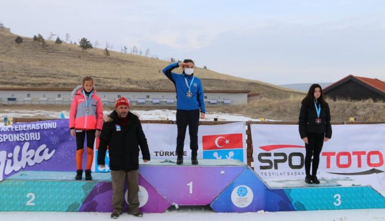 Erzurum’da düzenlenen Biatlon Türkiye Sampiyonasi sona erdi