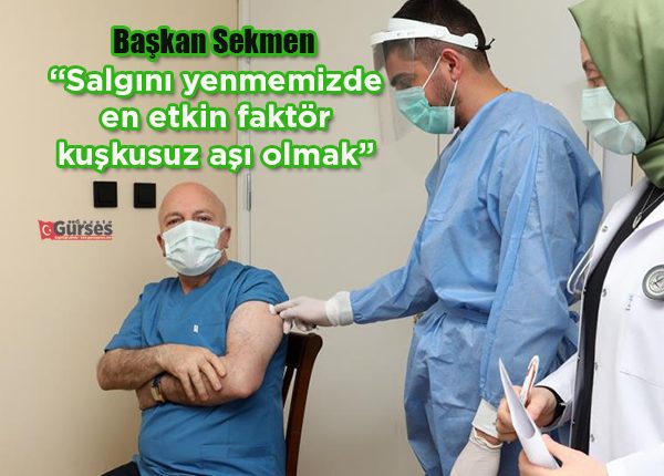 Baskan Sekmen: “Salgini yenmemizde en etkin faktör kuskusuz asi olmak”