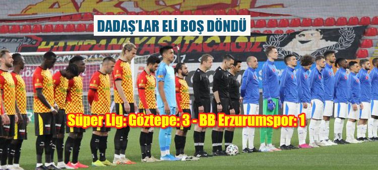 Süper Lig: Göztepe: 3 – BB Erzurumspor: 1