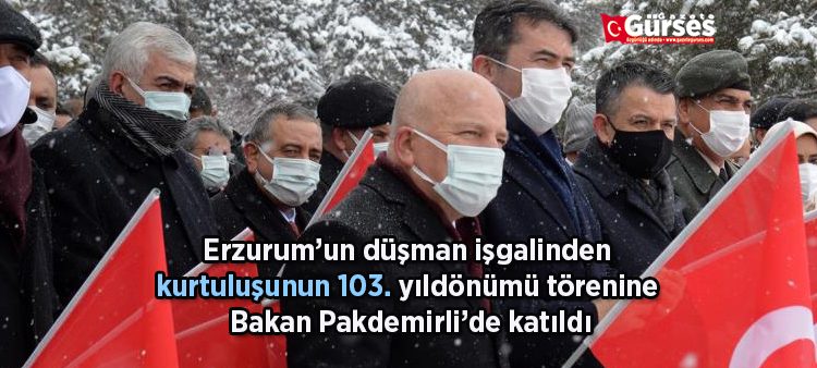 Erzurum’un düsman isgalinden kurtulusunun 103. yildönümü