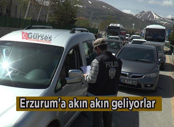 Erzurum’a akin akin geliyorlar