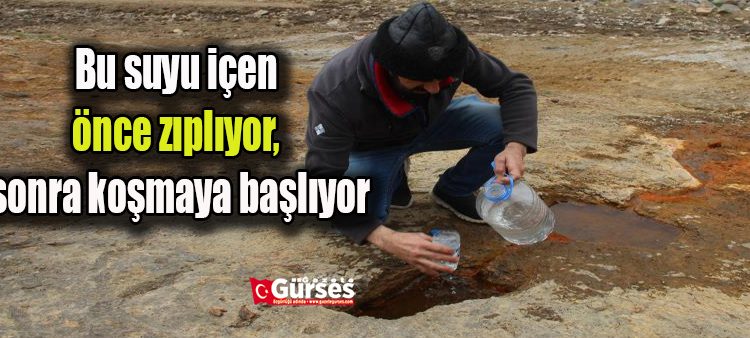 Bu suyu içenler ziplamadan duramiyor