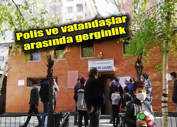 Polis ve vatandaslar arasinda gerginlik