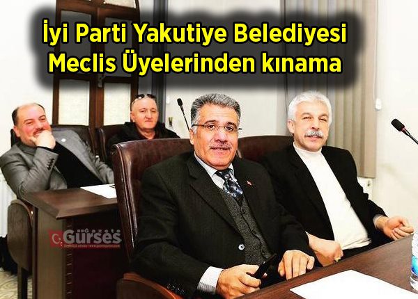 Iyi Parti Yakutiye Belediyesi Meclis Üyelerinden kinama