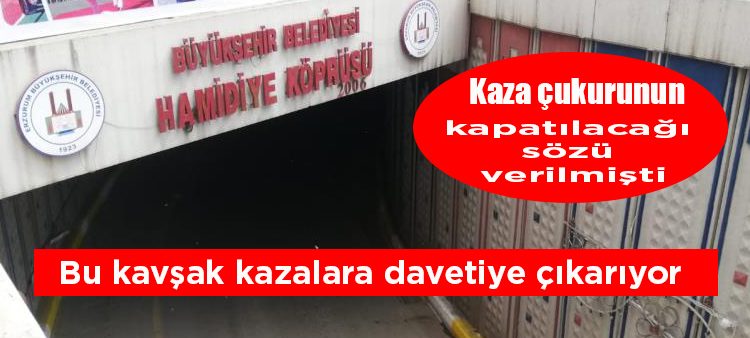 Bu kavsak kazalara davetiye çikariyor