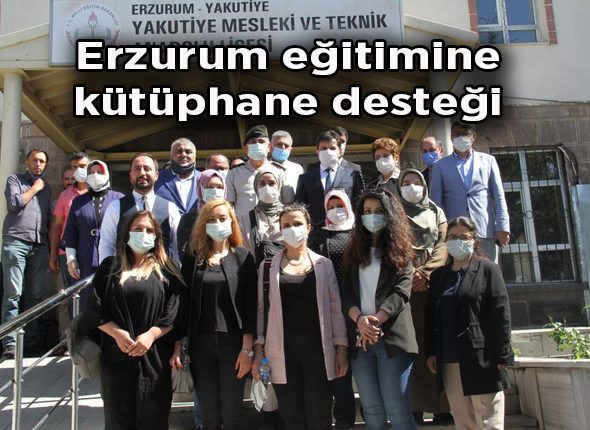 Erzurum egitimine kütüphane destegi