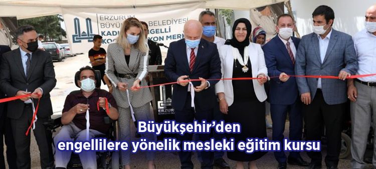 Büyüksehir’den engellilere yönelik mesleki egitim kursu