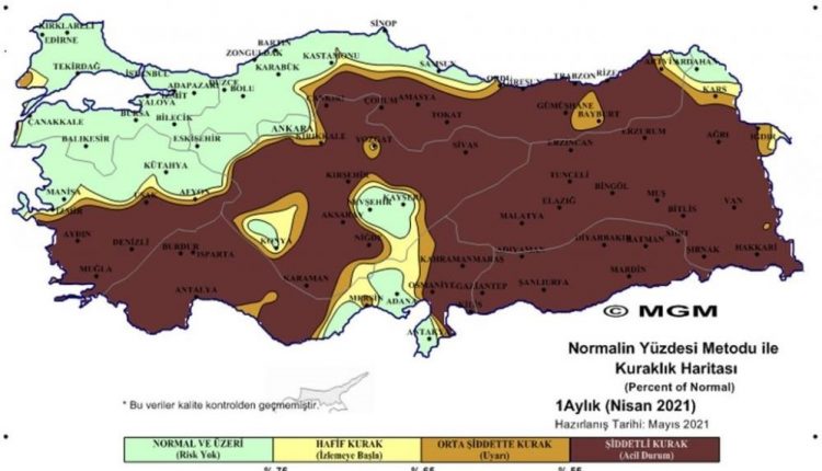 Türkiye küresel iklim degisikliginin potansiyel etkileri açisindan risk tasiyan ülkeler arasinda bulunuyor