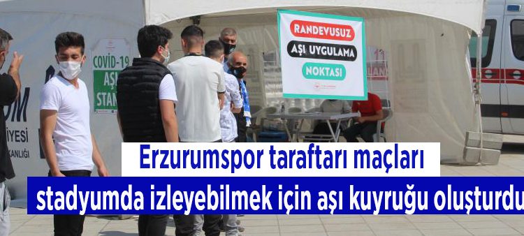 Erzurumspor taraftari maçlari stadyumda izleyebilmek için asi kuyrugu olusturdu