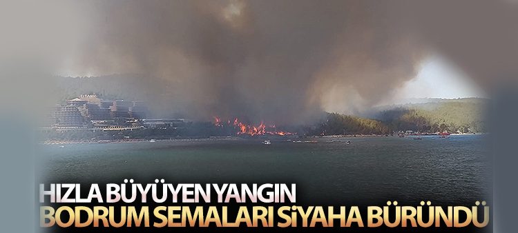 Bodrum semalarini duman kapladi