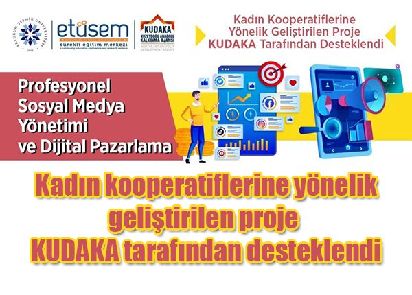 Kadin kooperatiflerine yönelik gelistirilen proje KUDAKA tarafindan desteklendi