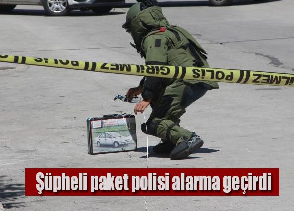 Süpheli paket polisi alarma geçirdi