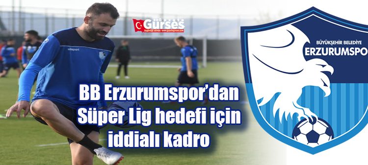 BB Erzurumspor’dan Süper Lig hedefi için iddiali kadro