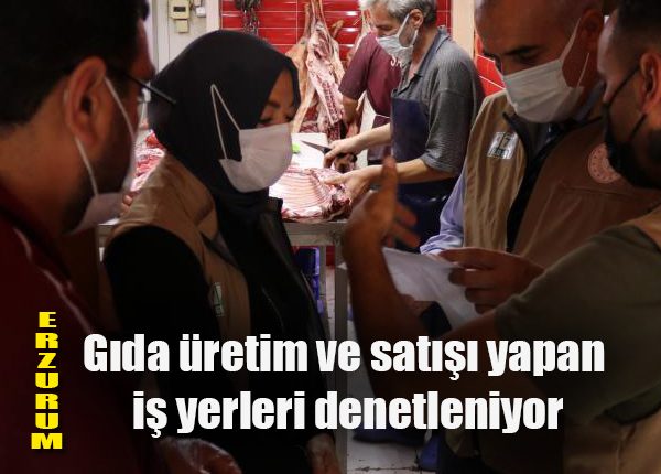 Gida üretim ve satisi yapan is yerleri denetleniyor