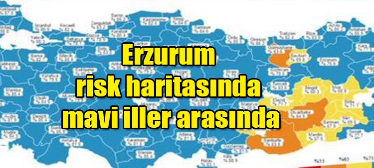 Saglik Bakani Koca: “Erzurum risk haritasinda mavi iller arasinda”