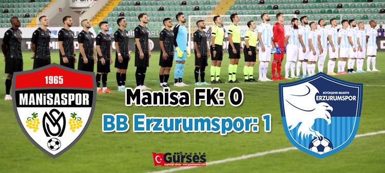 TFF 1. Lig: Manisa FK: 0 – BB Erzurumspor: 1