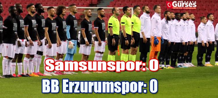 FF 1. Lig: Samsunspor: 0 – BB Erzurumspor: 0