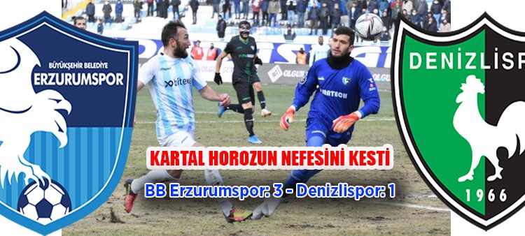 Spor Toto 1. Lig: BB Erzurumspor: 3 – Denizlispor: 1