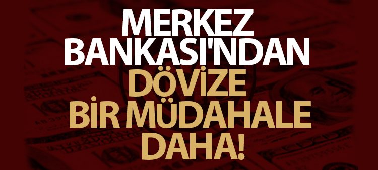 Merkez Bankasi’ndan piyasaya 5. müdahale