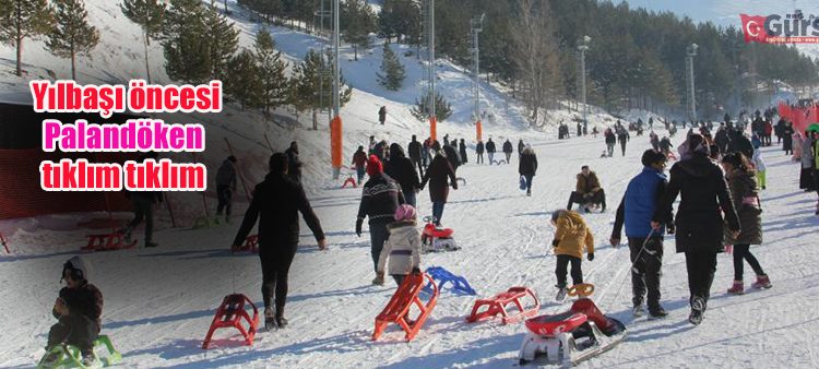 Yilbasi öncesi Palandöken tiklim tiklim