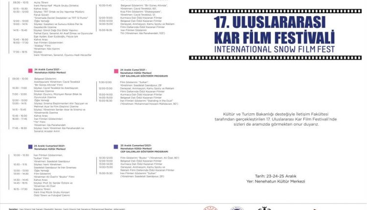 Uluslararasi Kar Film Festivali’nin 17’ncisi basliyor