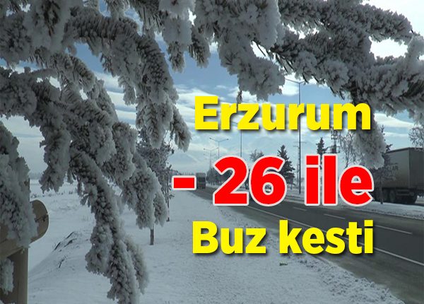 Erzurum buz kesti