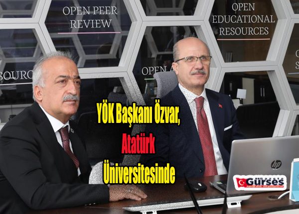 YÖK Baskani Özvar, Atatürk Üniversitesinde